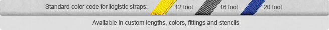 logistic straps color guide